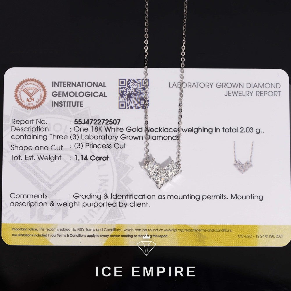 Iced Out 18K Gold Lab Grown Diamond Chain