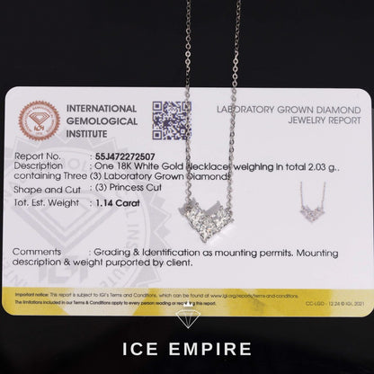 Iced Out 18K Gold Lab Grown Diamond Chain