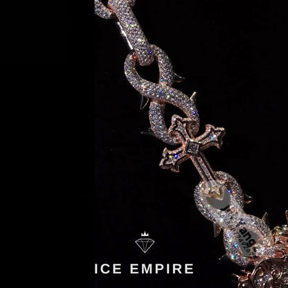 Iced Out 925 Silver Moissanite Pendant