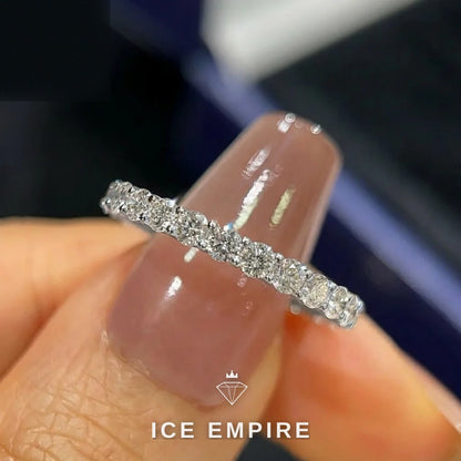 Iced Out 18K Gold Lab Grown Diamond Ring