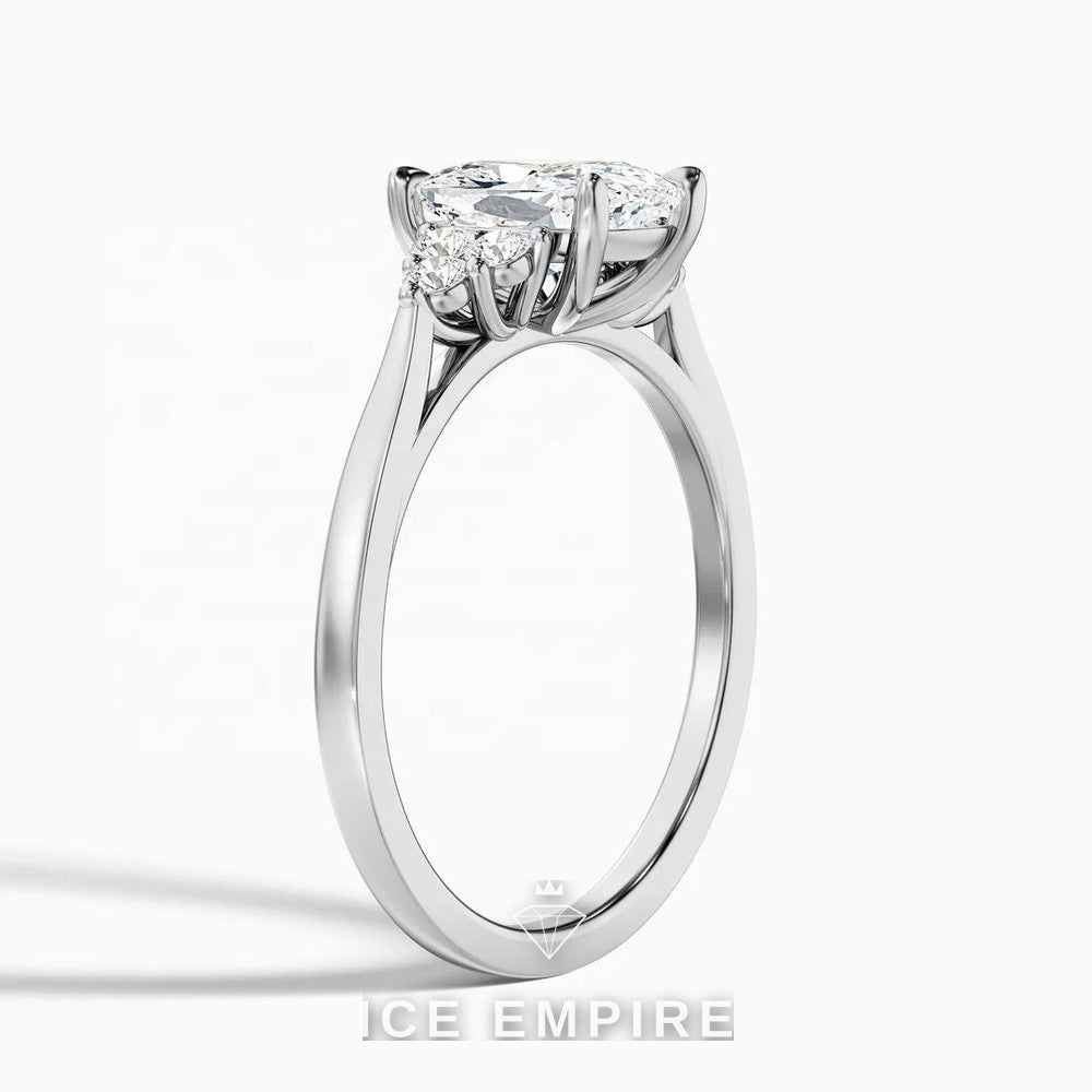 Iced Out Gold Plated Lab Grown Diamond Ring