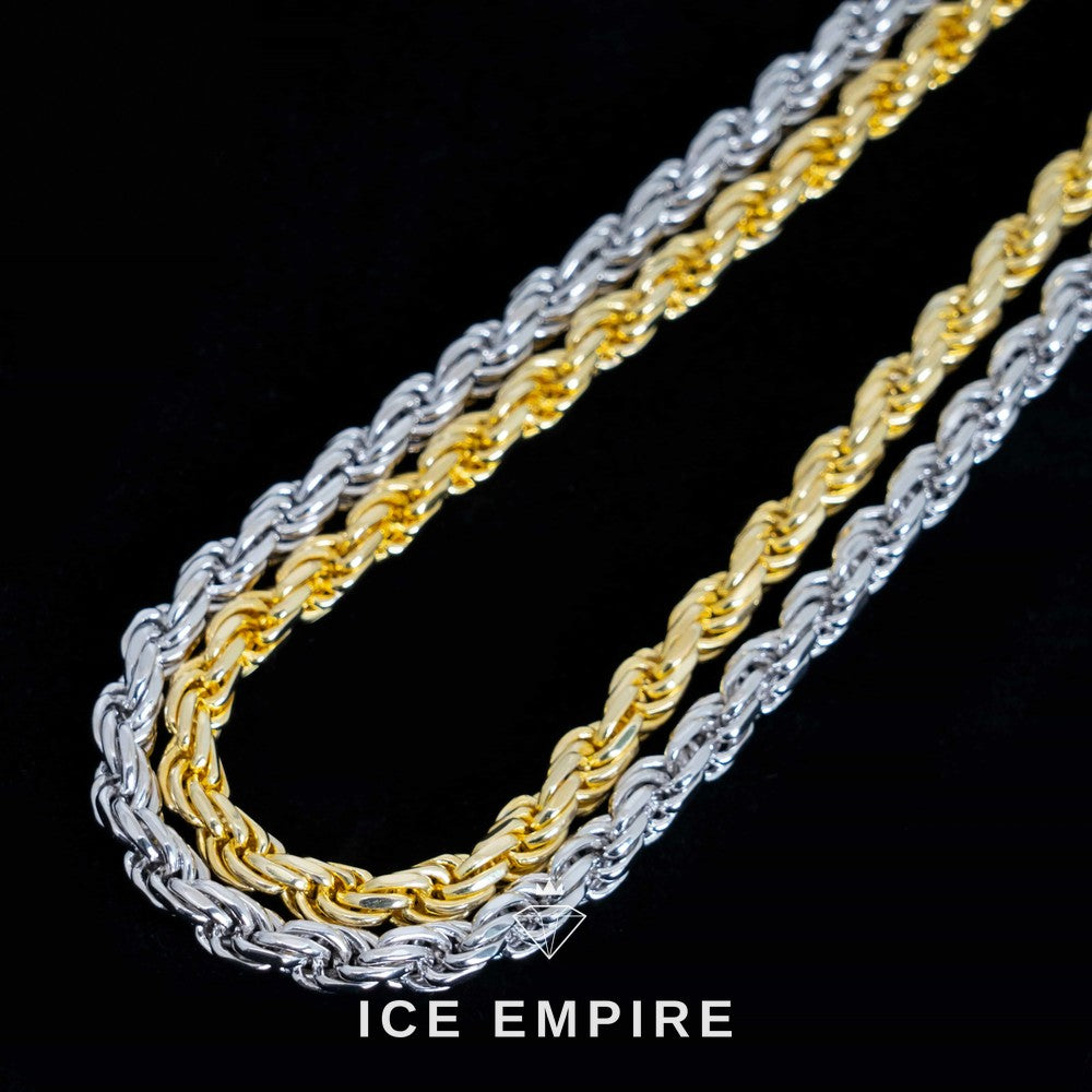 Iced Out Rose Gold Plated Moissanite Cuban Chain