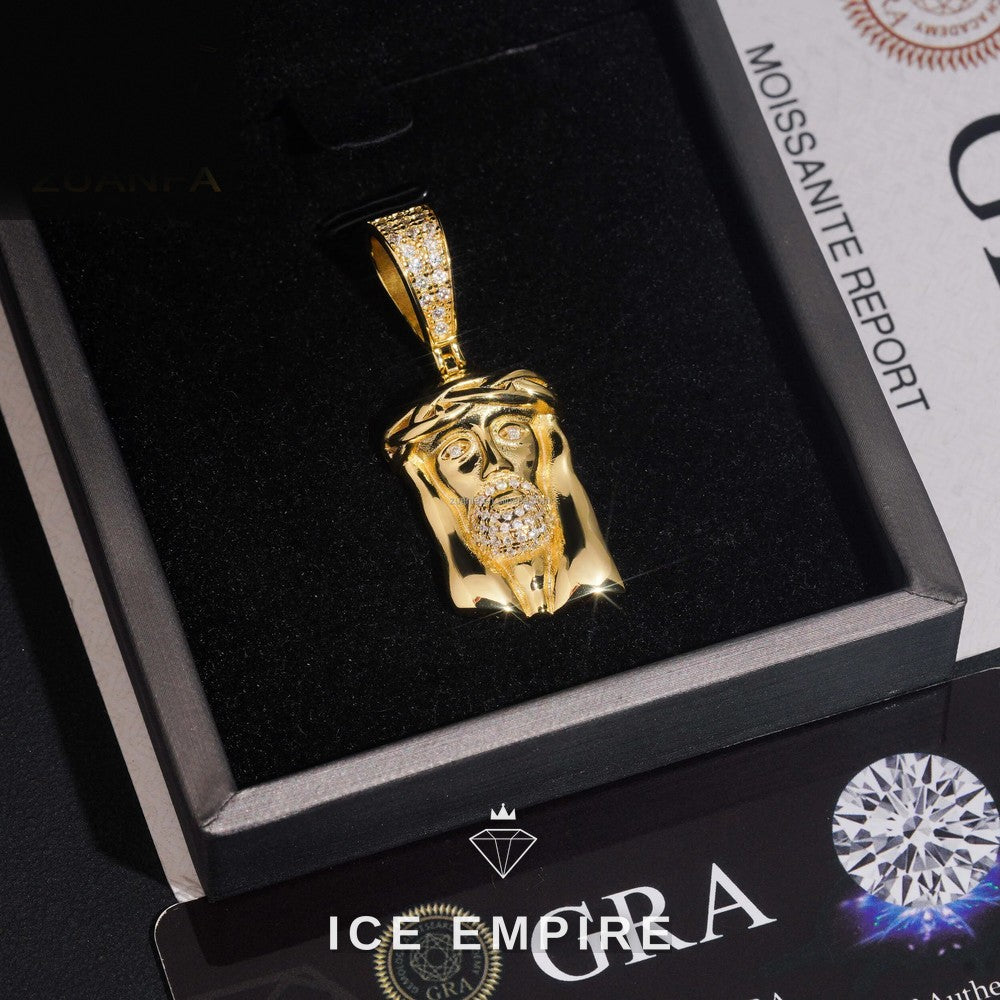 Iced Out 925 Silver Pendant