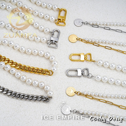 Iced Out Rose Gold Plated Cuban Chain