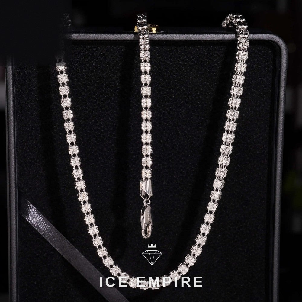 Iced Out Rose Gold Cuban Chain