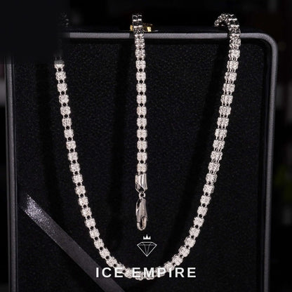Iced Out Rose Gold Cuban Chain