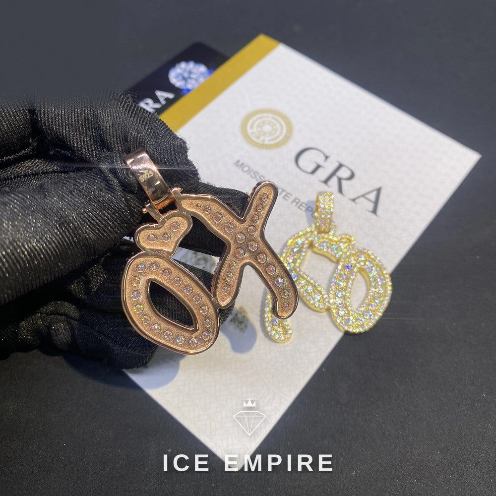 Iced Out 925 Silver Pendant