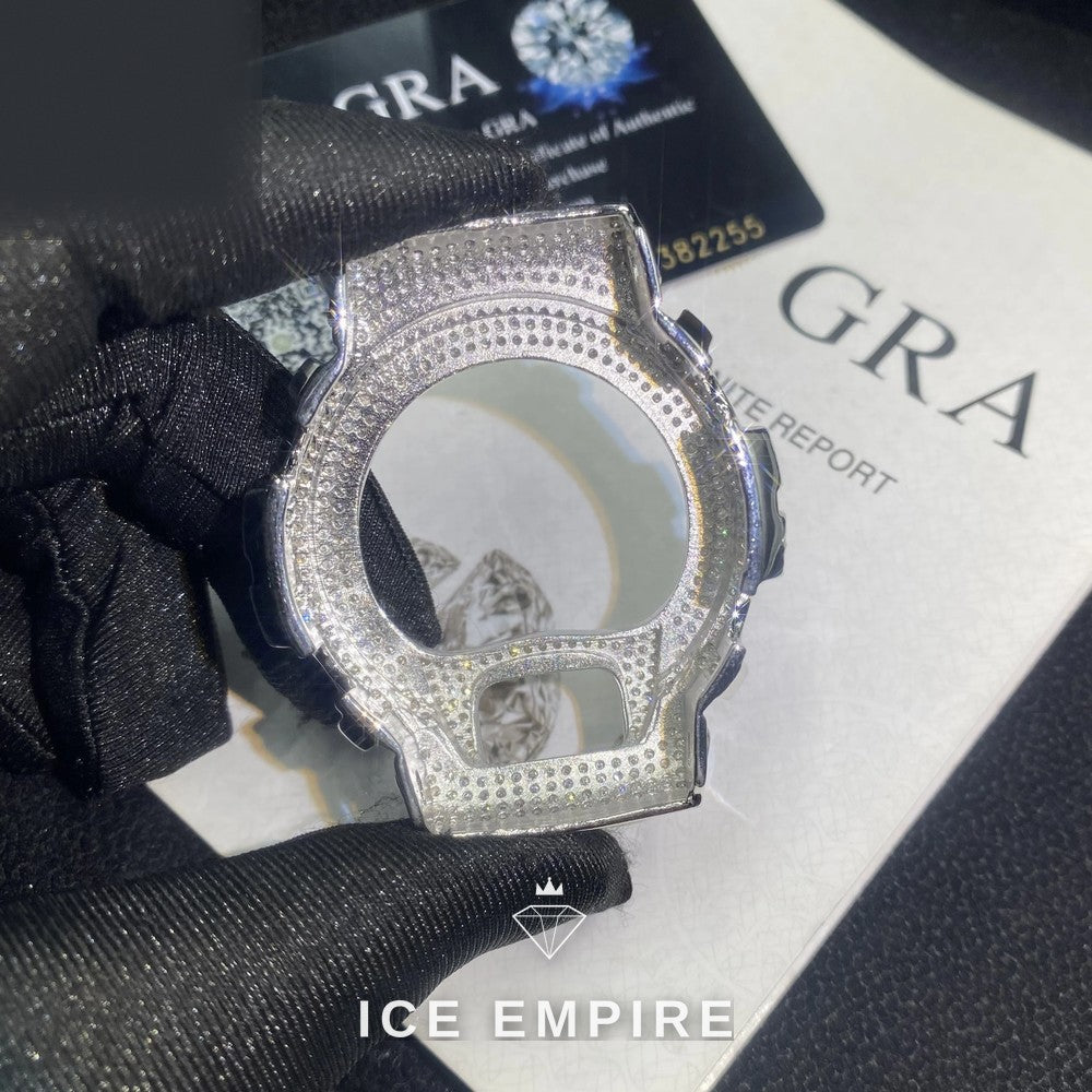 Iced Out 925 Silver Moissanite Watch