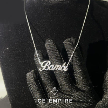 Iced Out Rose Gold Plated Moissanite Cuban Chain