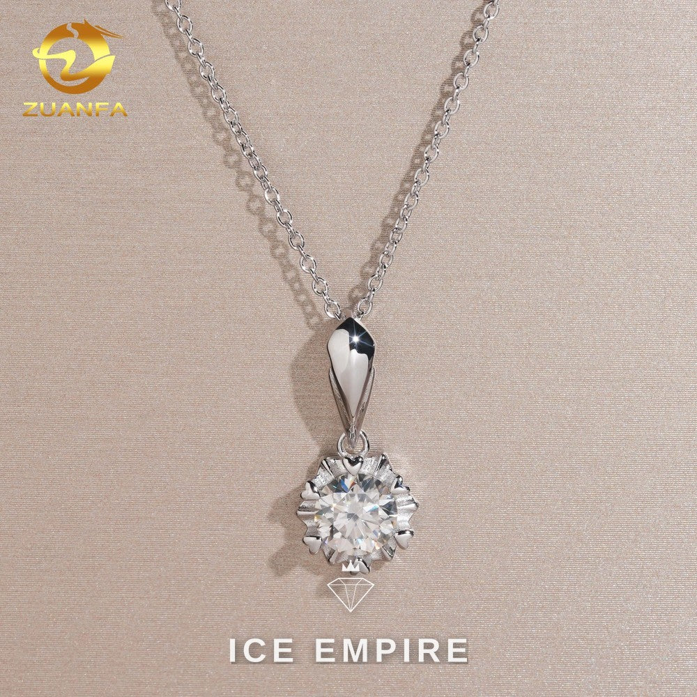 Iced Out Rose Gold Plated Moissanite Cuban Chain