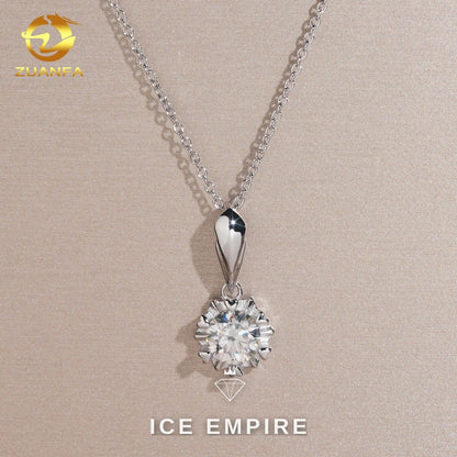 Iced Out Rose Gold Plated Moissanite Cuban Chain