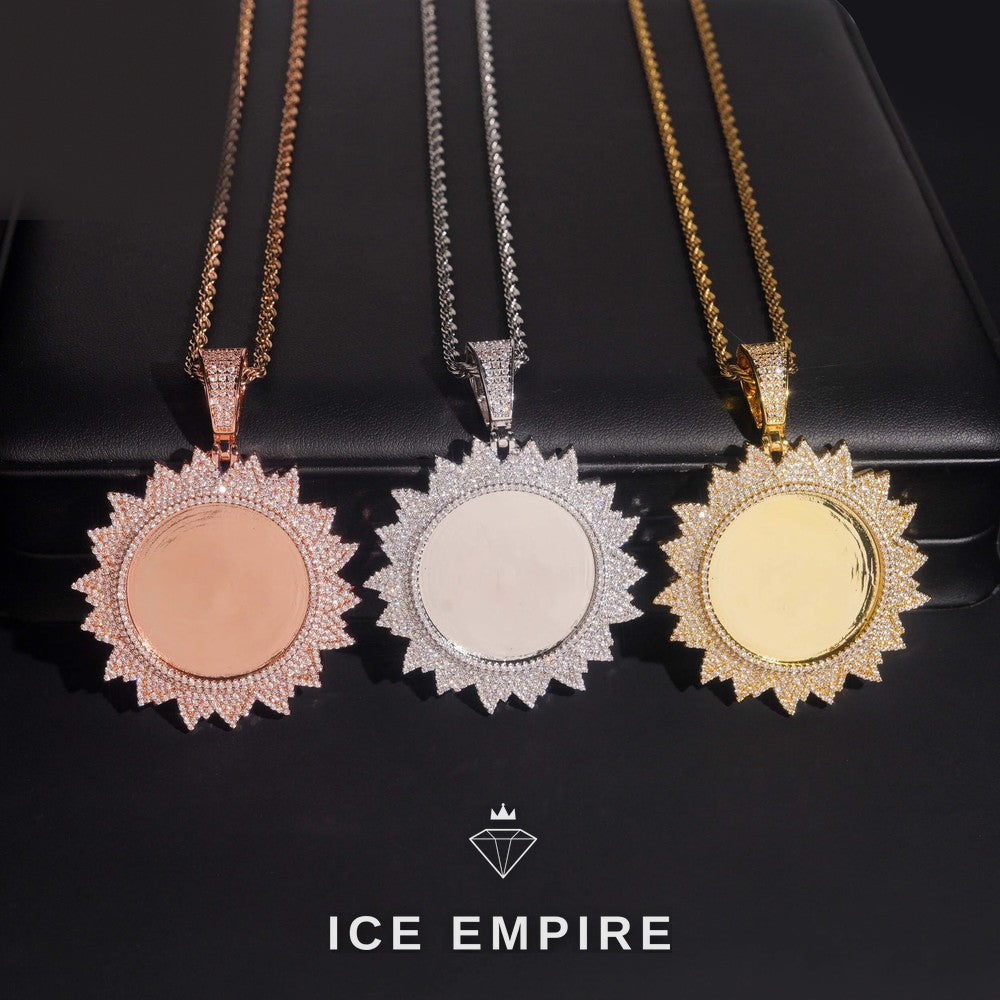 Iced Out Gold Plated Pendant
