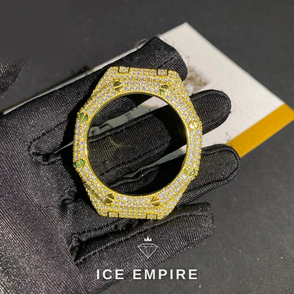 Iced Out 925 Silver Moissanite Watch