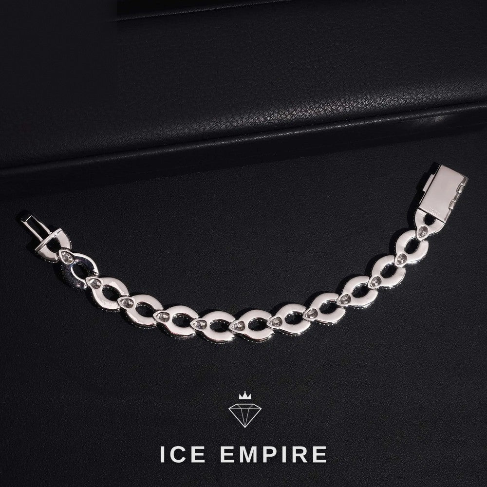 Iced Out Gold Plated Moissanite Cuban Chain