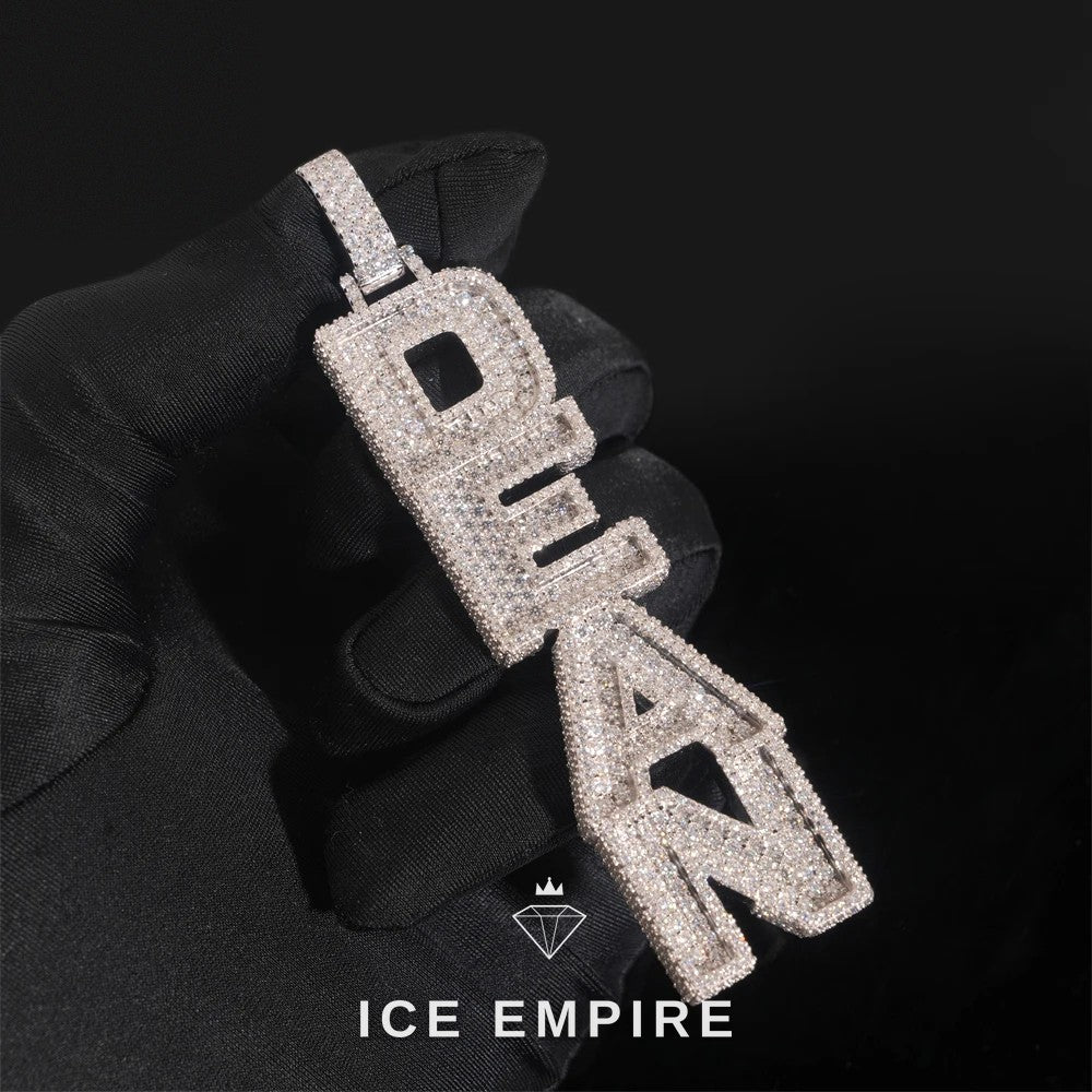 Iced Out Rose Gold Plated Pendant