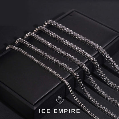 Iced Out 925 Silver Moissanite Tennis Bracelet