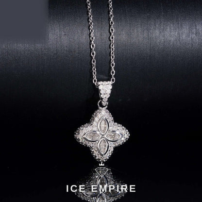 Iced Out 925 Silver Pendant