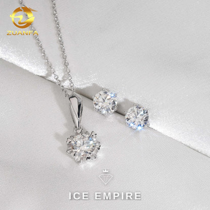 Iced Out Rose Gold Plated Moissanite Cuban Chain