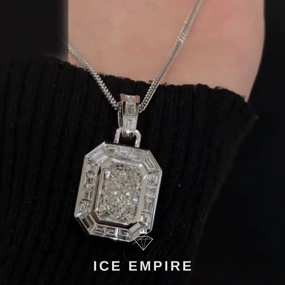 Iced Out Gold Plated Lab Grown Diamond Chain