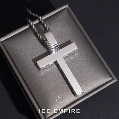 Iced Out Baguette 925 Silver Moissanite Pendant