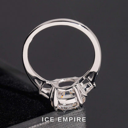 Iced Out Gold Plated Moissanite Wedding Band