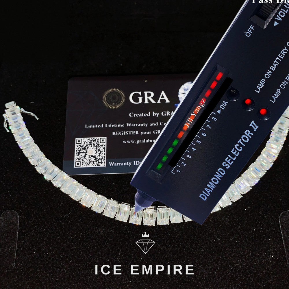 Iced Out Rose Gold Plated Moissanite Cuban Chain