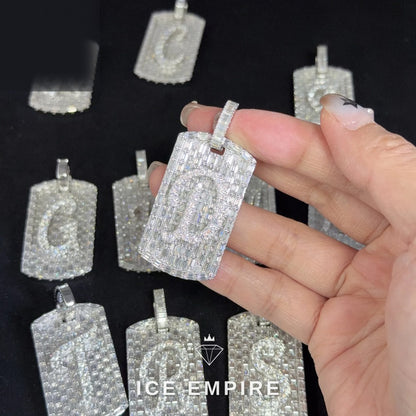 Iced Out Rose Gold Plated Moissanite Cuban Chain