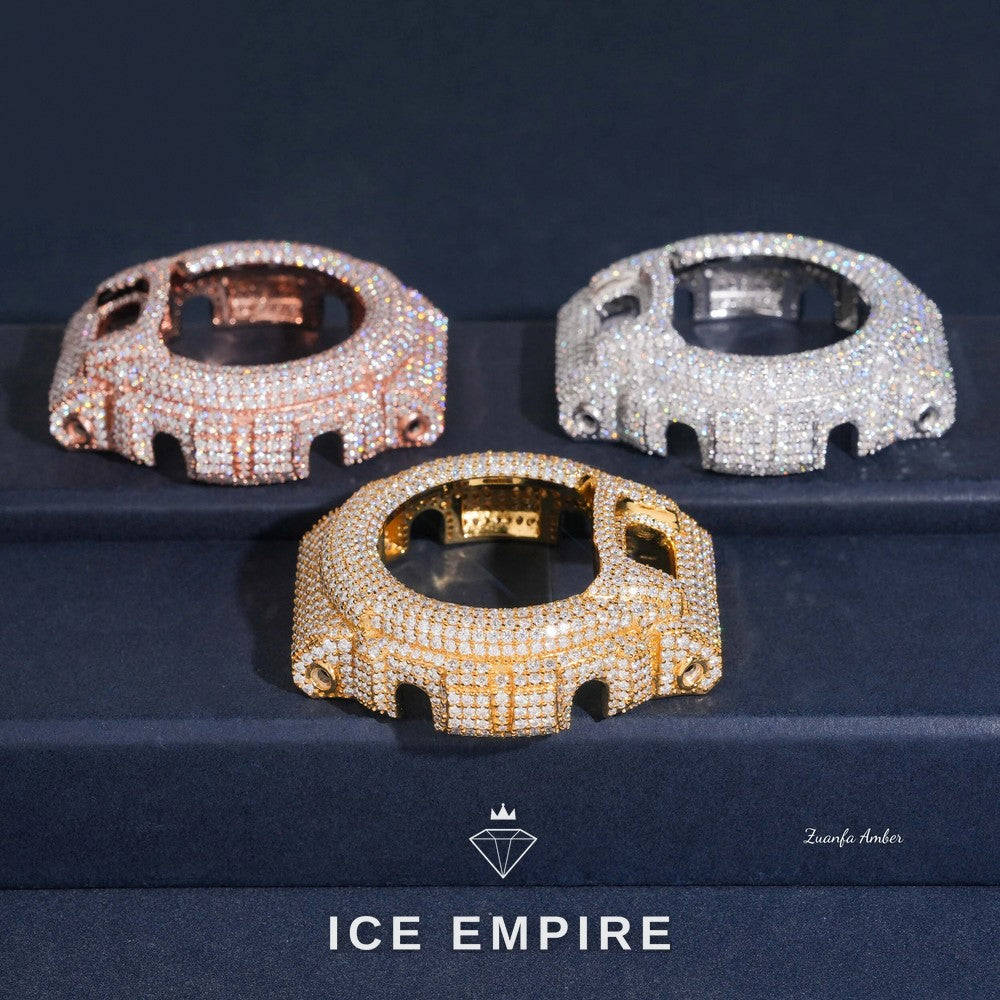 Iced Out 925 Silver Lab Grown Diamond Watch