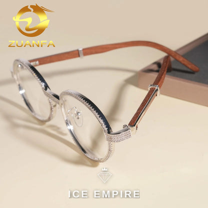 Iced Out 925 Silver Glasses