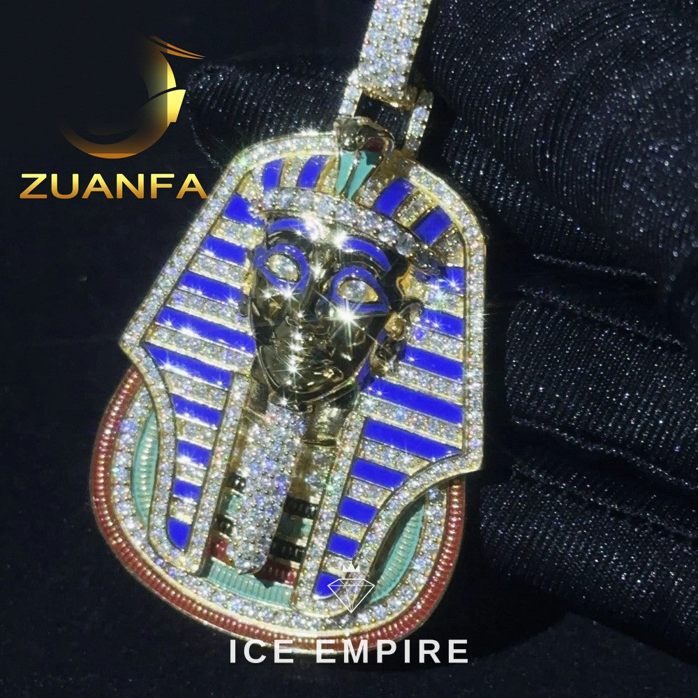 Iced Out Baguette Rose Gold Plated Cuban Chain