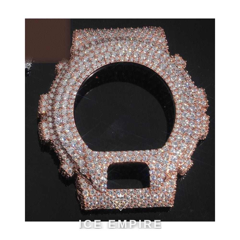 Iced Out 925 Silver Moissanite Watch