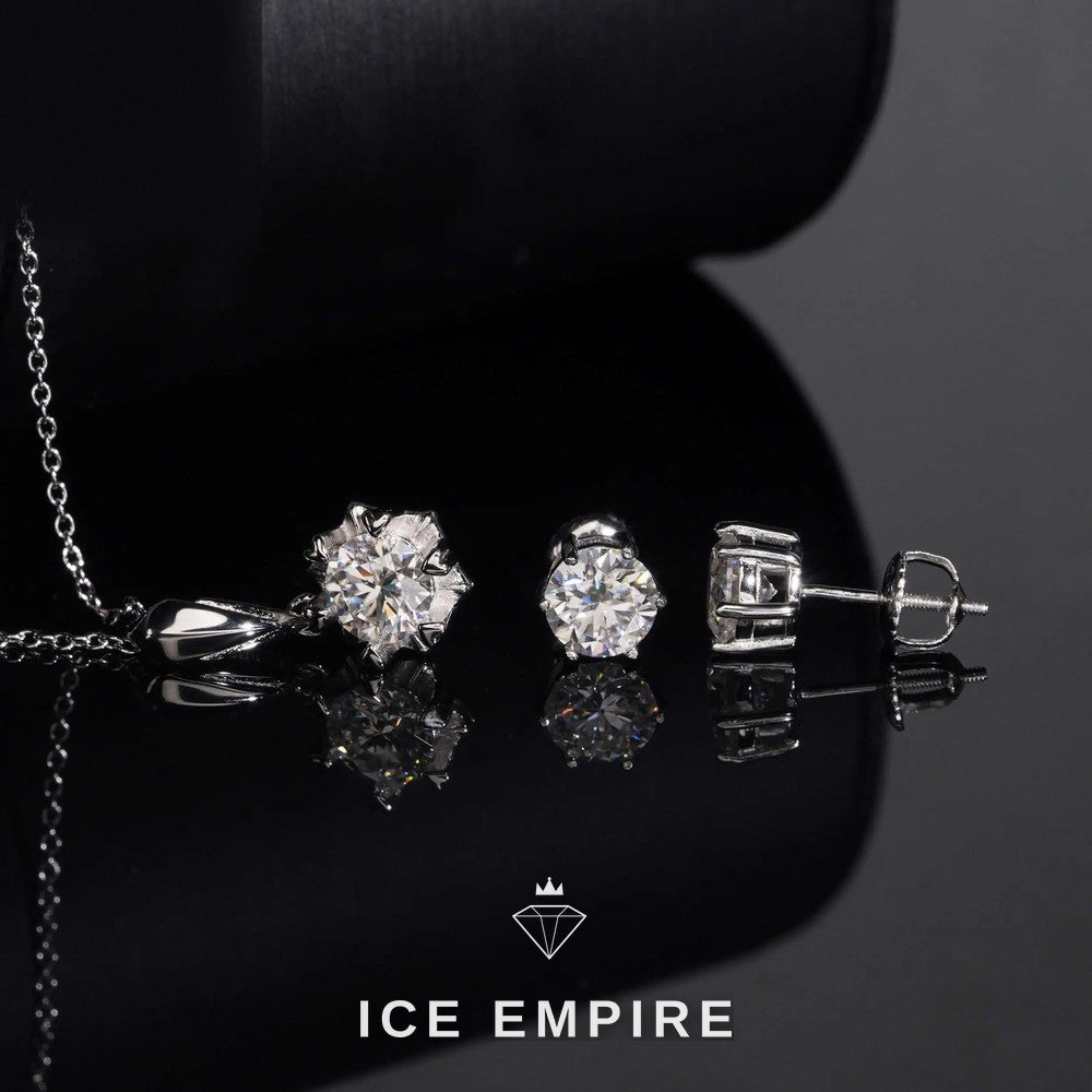 Iced Out Rose Gold Plated Moissanite Cuban Chain