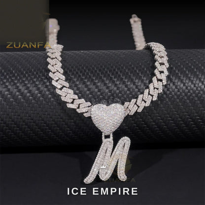 Iced Out Baguette Rose Gold Plated Cuban Chain