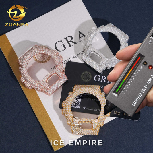 Iced Out 925 Silver Watch