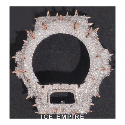 Iced Out 925 Silver Moissanite Watch