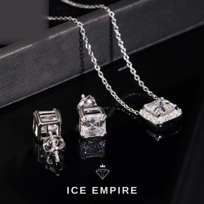 Iced Out Rose Gold Plated Moissanite Cuban Chain