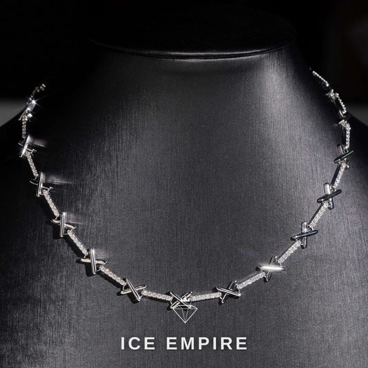 Iced Out Rose Gold Plated Moissanite Cuban Chain