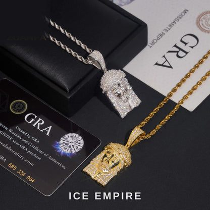 Iced Out Rose Gold Plated Pendant