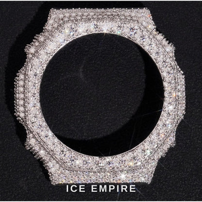 Iced Out 925 Silver Moissanite Watch