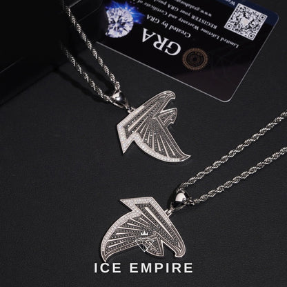 Iced Out Gold Plated Moissanite Pendant