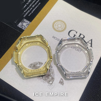 Iced Out 925 Silver Moissanite Watch