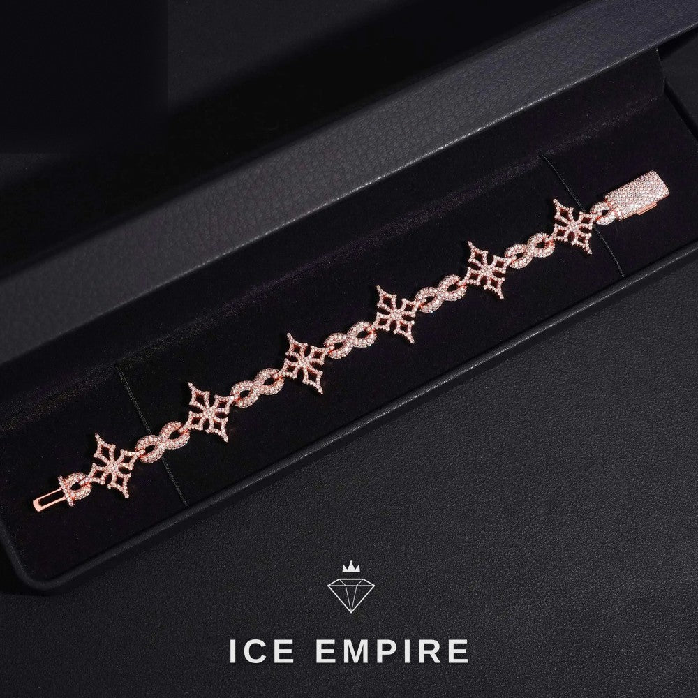 Iced Out Gold Plated Moissanite Cuban Chain