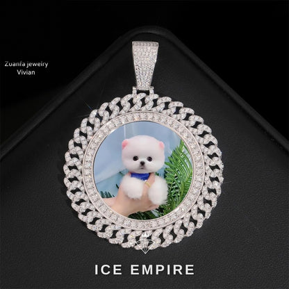 Iced Out Cross 925 Silver Moissanite Pendant
