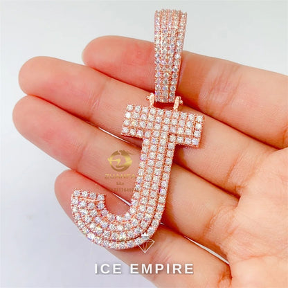 Iced Out 925 Silver Pendant