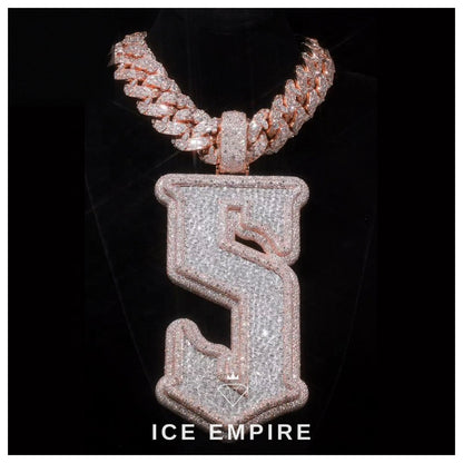 Iced Out 925 Silver Moissanite Pendant