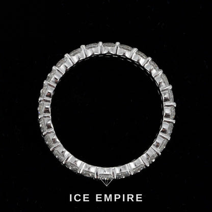 Iced Out 925 Silver Lab Grown Diamond Ring