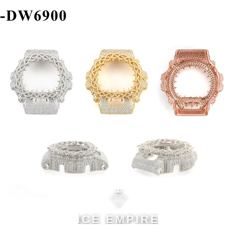 Iced Out 925 Silver Moissanite Watch