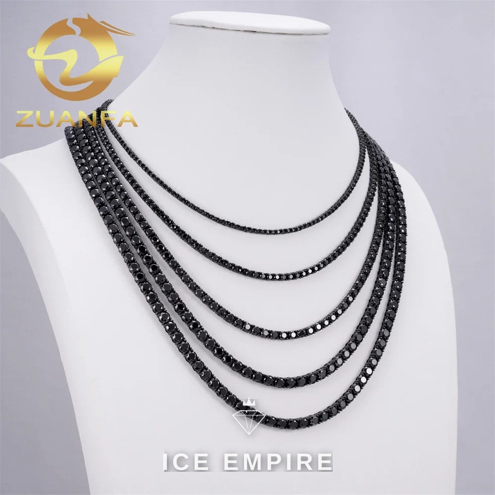 Iced Out Rose Gold Plated Moissanite Cuban Chain
