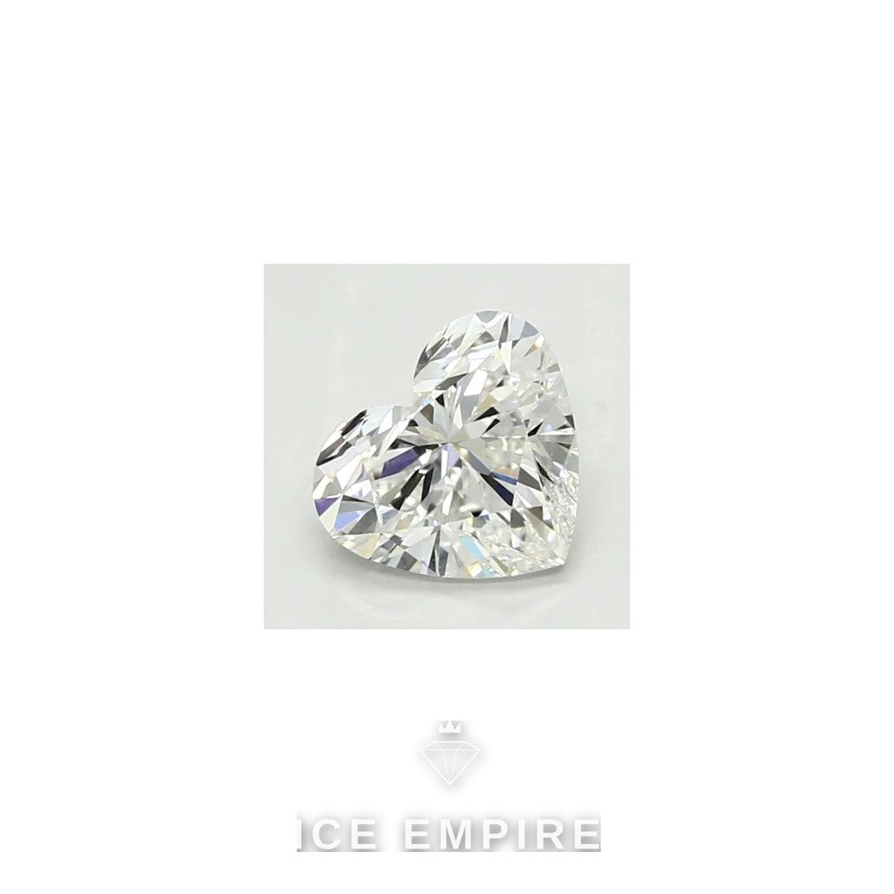 Iced Out Heart 925 Silver Lab Grown Diamond Pendant