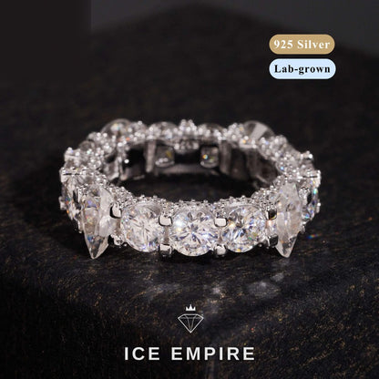 Iced Out 925 Silver Lab Grown Diamond Pendant